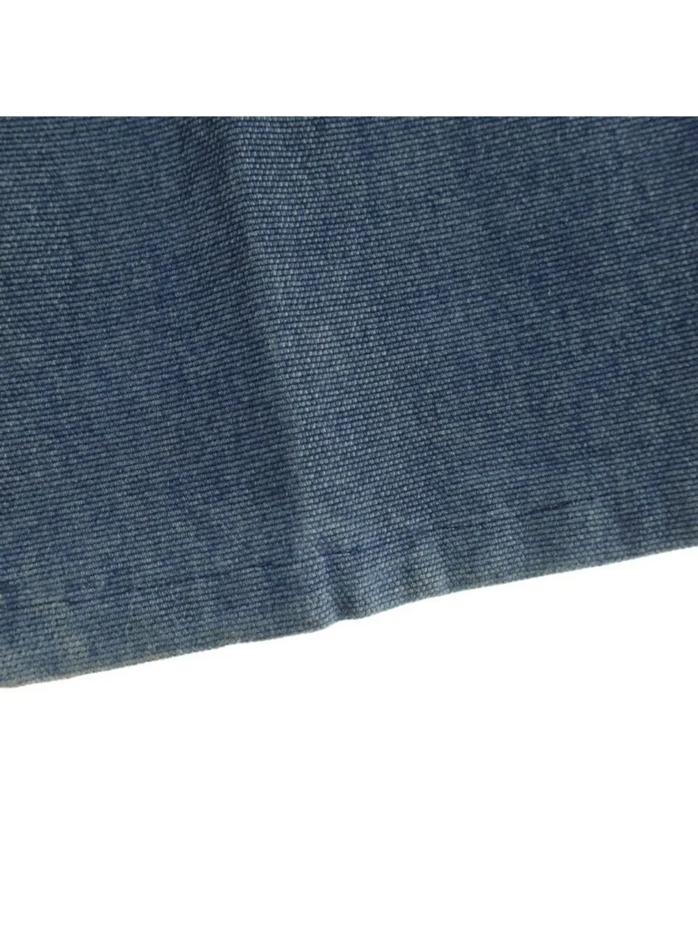 Chanel Crystal CC Logo Wide Denim Pants CC Flare Indigo